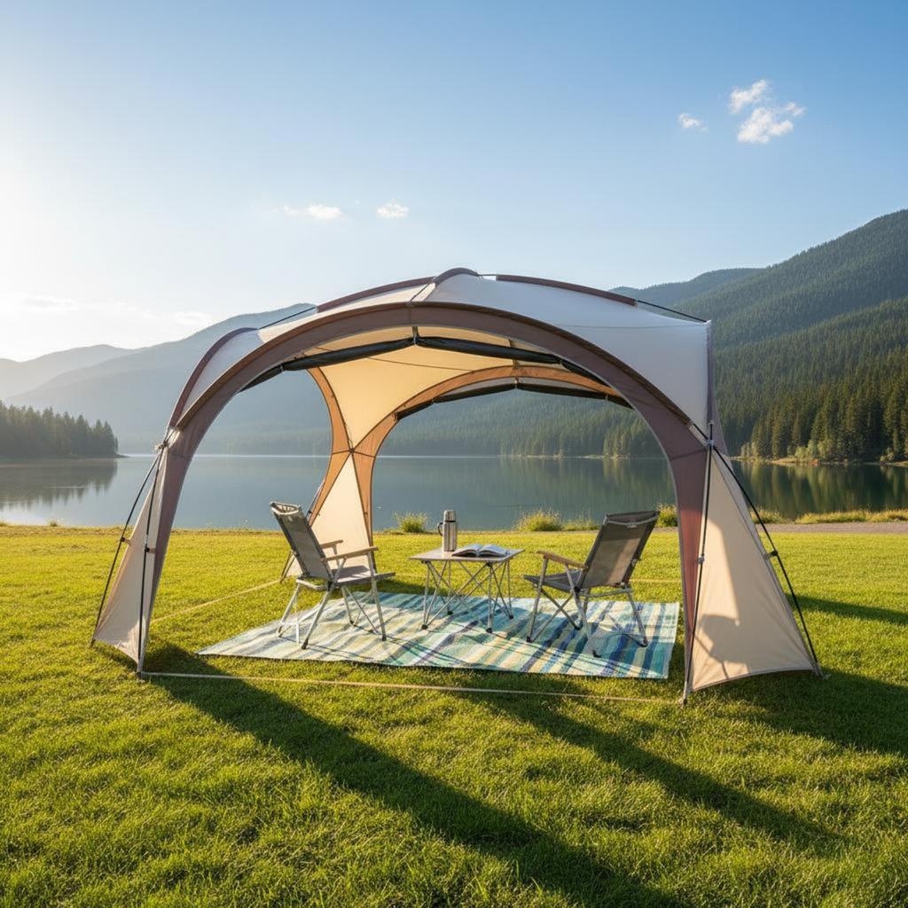 Dome Shelter Tent Option Portable Camping Shelter Portable Camping Shelter Spacious Interior for Families, Backyard
