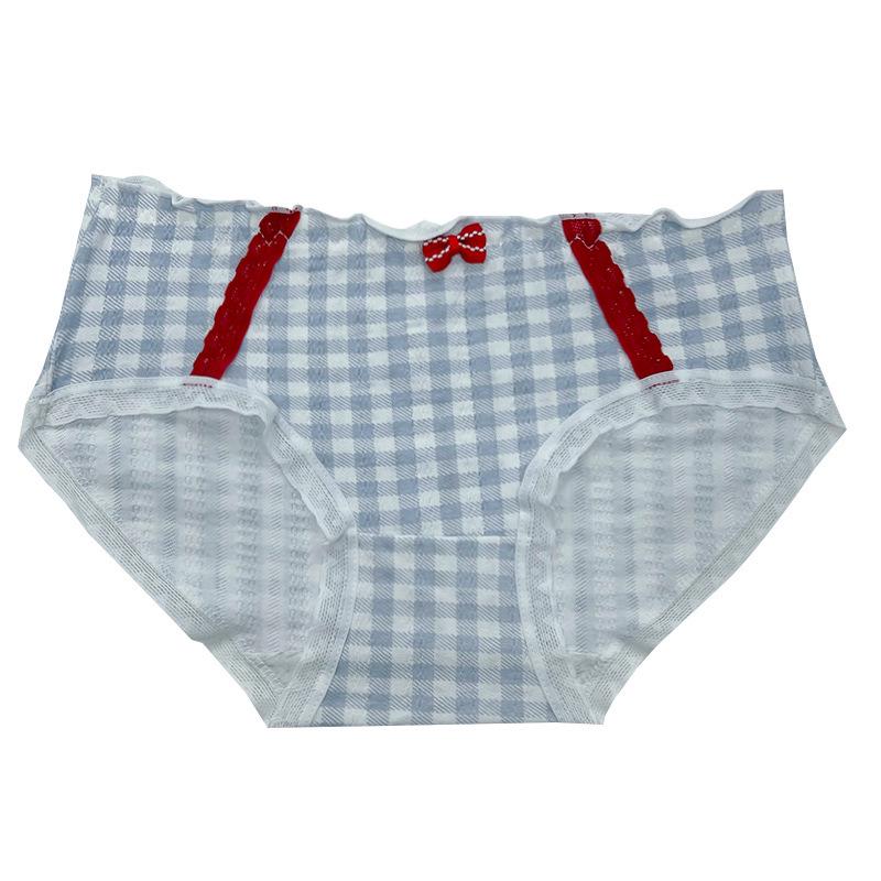 Trendy Antibacteriële Katoenen Slipjes voor Dames - Schattig, Ademend, Meisjesachtig Stijl