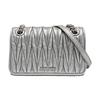 [Pre-Owned] Délice Metal Engraved Logo Detachable Adjustable Shoulder Strap Soft Lambskin Shoulder Crossbody Bag - Very Good #191VLR5
