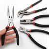 4 Pack 8 Inch Multi Tool Pliers, Cr-V Combination Pliers Set, Including Groove Joint Plier, Diagonal Cutting Plier, Needle Nose Plier, Linesman Plier