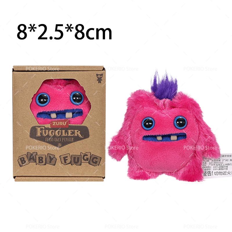 Hot Fuggler Teeth Monster Plush Doll Little Monsters Baby Series Funk Teeth Treasure Ugly Monster Collectible Toys Holiday Gifts