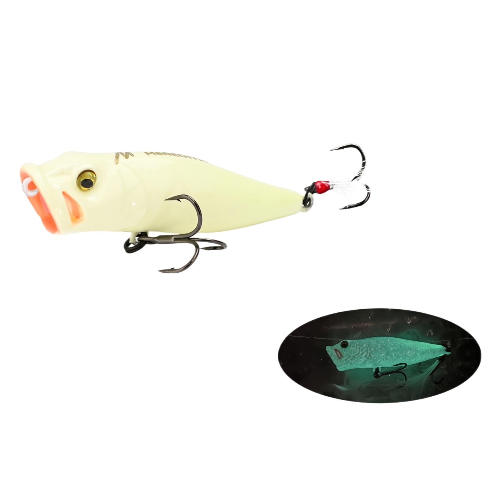 

Rustproof Popper 64mm Floating Hard for Bass Culter Fishing one size