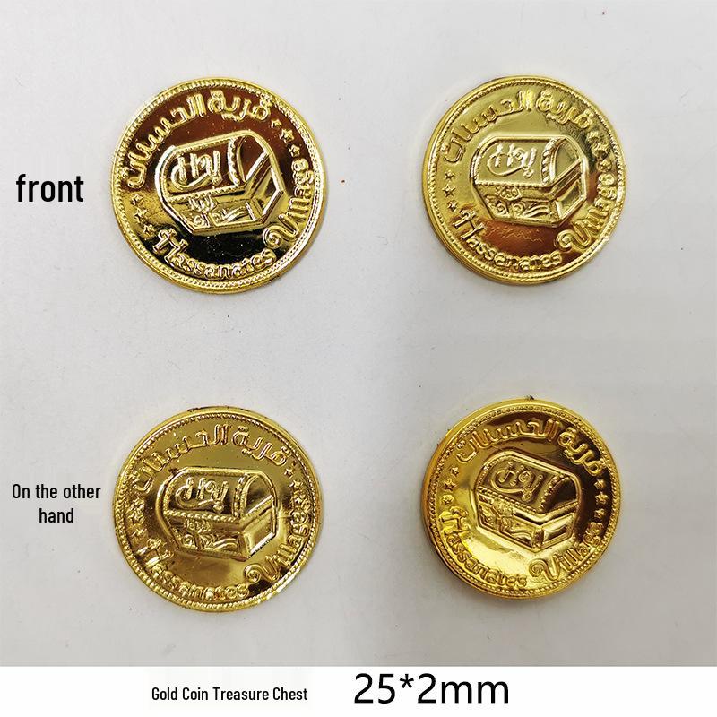 Pirate Gold Coin Simulation Game Ornaments & Chips