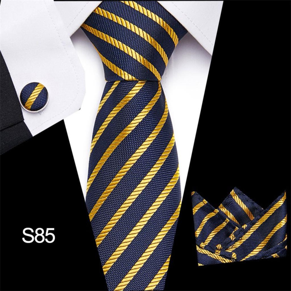 Men's Business Professionals Striped Tie Wedding Suit Accessories Polyester Tie Men