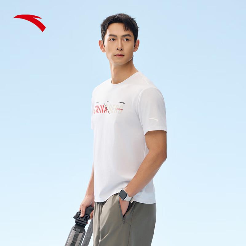 Anta Men s Ice Silk Short-Sleeve Training T-Shirt XL