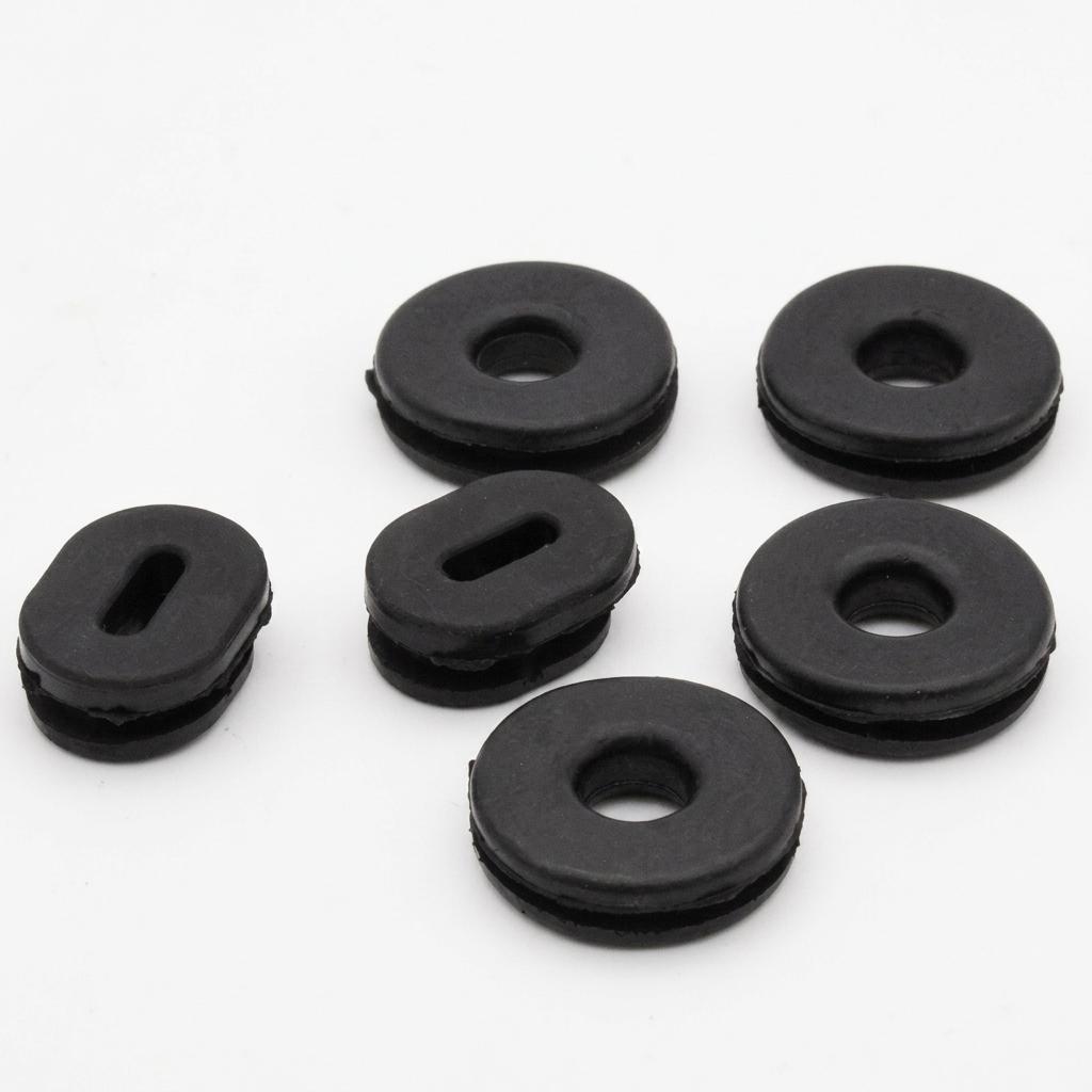 Motorcycle Side Cover Rubber Gasket Set for CG125 GN125 GS125 WY125