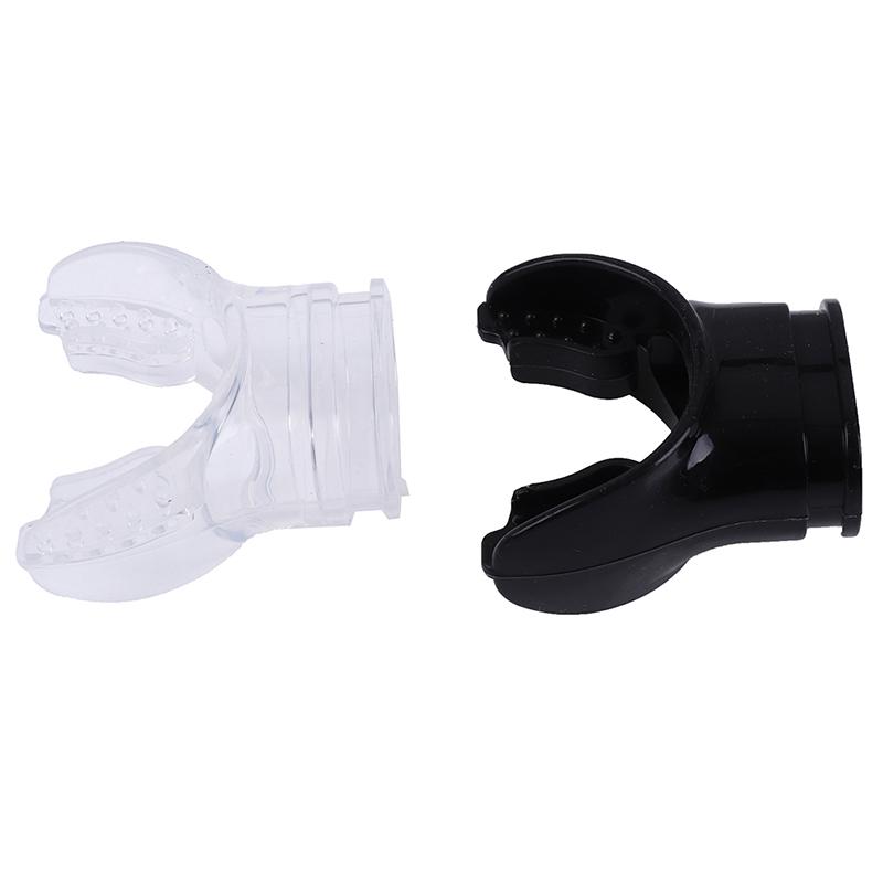2 st Mjukt Silikon Dykning Andningsrör Munstycke Snorkling Regulator