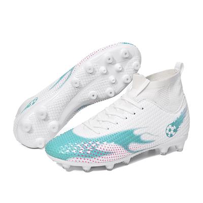 Football Shoes 33-45  Men's High-top Sock Mouth Football Shoes Youth Sports Shoes Football Training Shoes Art Makeup Lawn Children Football Boots