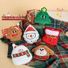 Christmas Plush Keychain Pendant: Holiday Jewelry Accessories & Small Gift