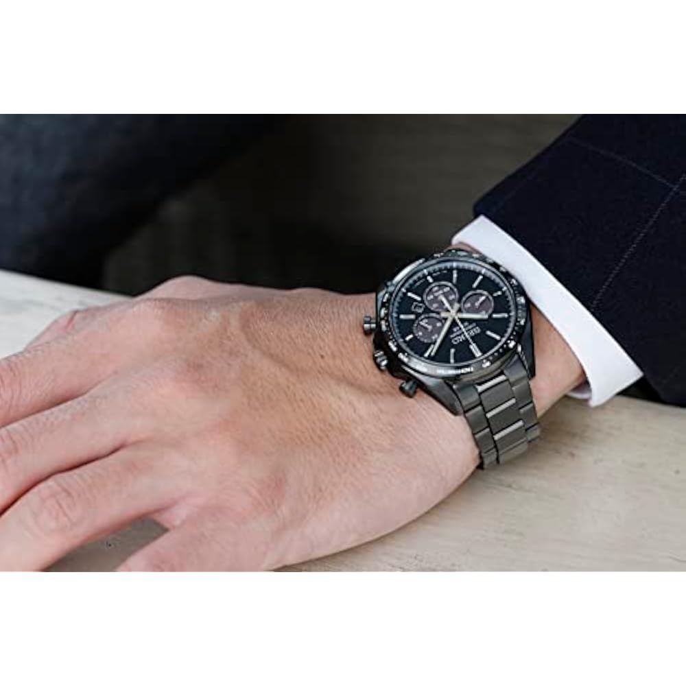 [Seiko Watch] Seiko Selection Solar Chronograph The Standard Men's SBPY169 All Black