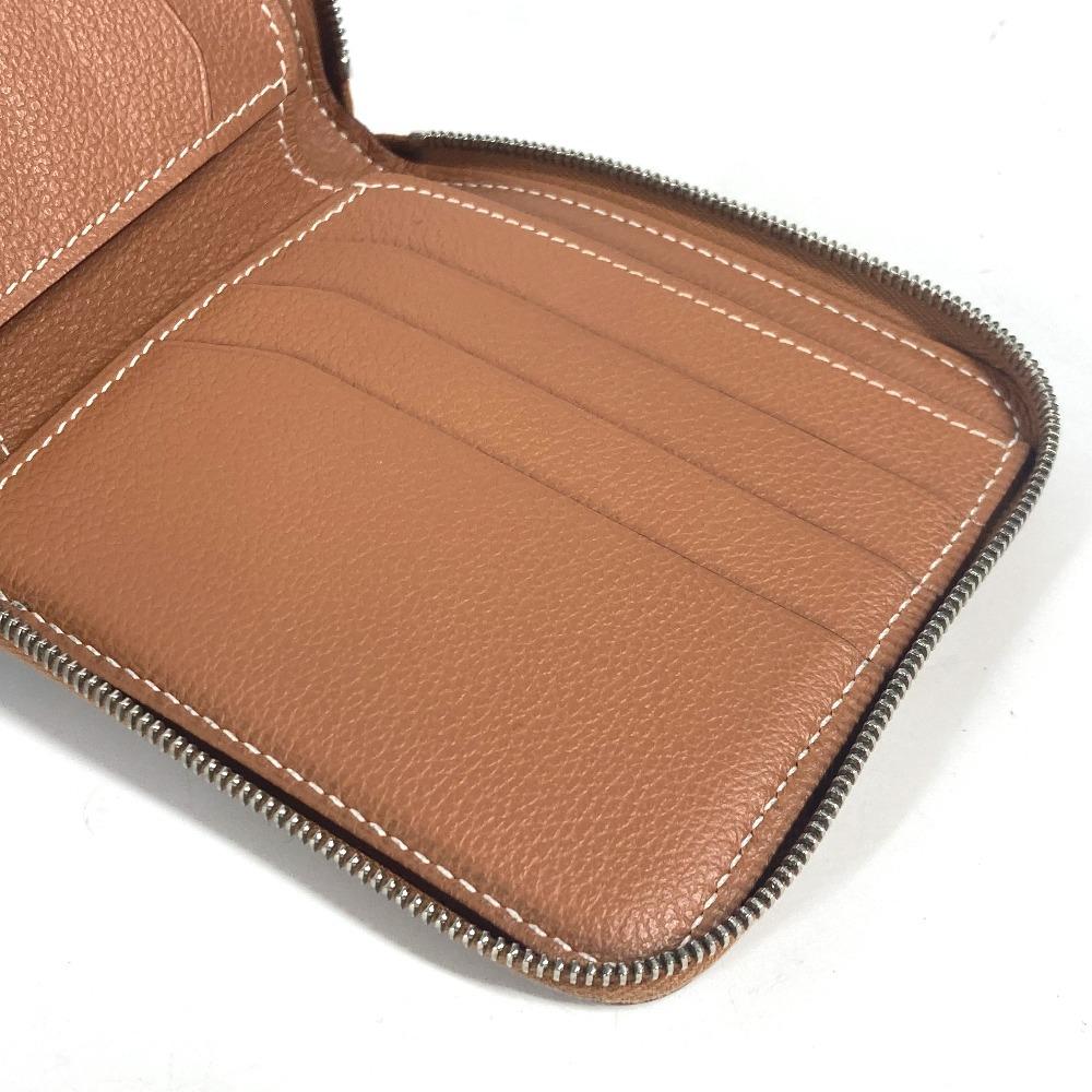 Hermes Zip Around Zip Ungo Horse Compact Wallet Billfold Folded Wallet
