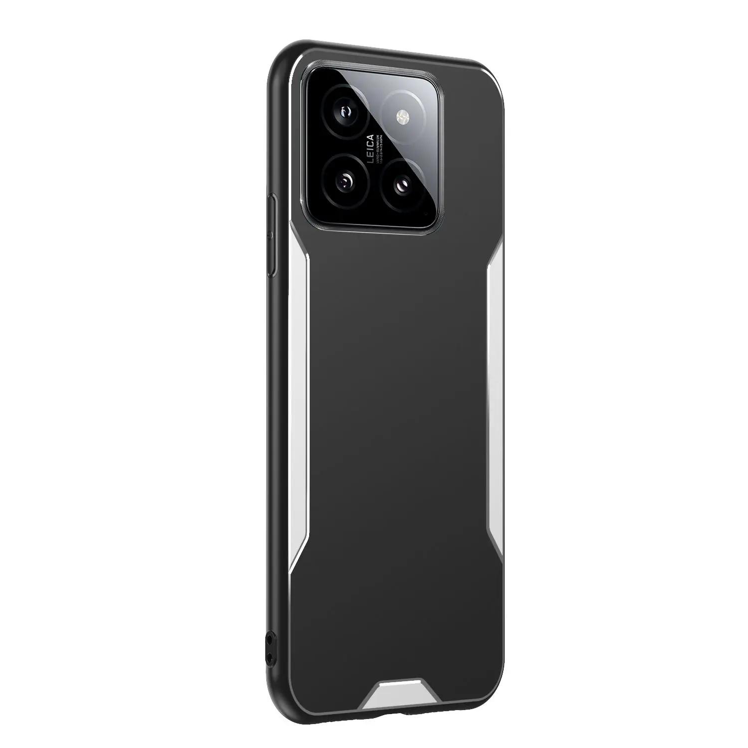 

Для Xiaomi 14T Pro 14 T алюминиевый сплав металлический жесткий чехол для Xiaomi Mi 13T 14Tpro матовый чехол силиконовый противоударный полный защитный чехол для камеры телефона Xiaomi 14T серебряный