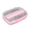 304 Stainless Steel Leakproof Lunch Box 1.2L Bento Lunch Box Cute Insulated Lunch Box  For Office