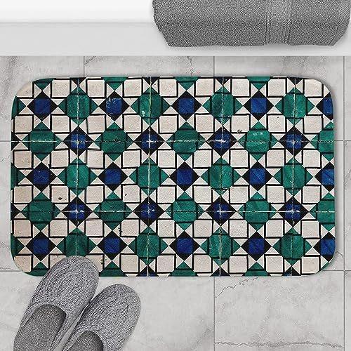 Loving Heart Doormat Carpet with Gnome and Heart Pattern Woven Lightweight Fug for Entryway Bathroom Non-slip Floor Mat Welcome