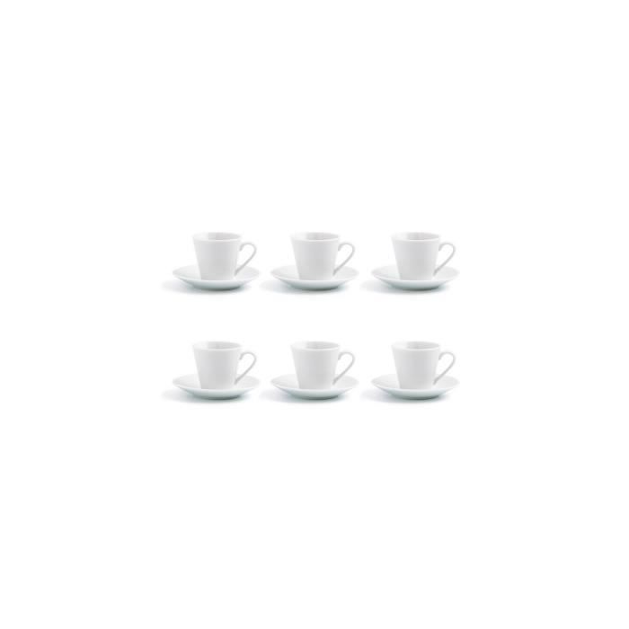 Sett med kaffekopper - Quid - Revova - 12 stk - Keramikk - 9 cl - Mikrobølgeovn-sikker