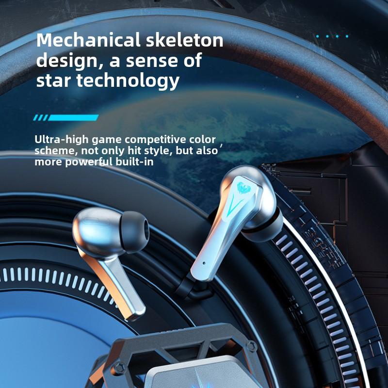 New Mecha Wind Power Competitive Bluetooth Headset Wireless Gaming Low Latency and Long Battery Life
