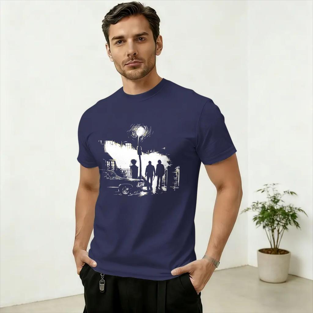 Supernaturals TV T-Shirt Summer 100 Cotton T Shirts For Unisex Trendy Cool Custom DIY Tshirt Short-Sleeved Y2K Casual Clothes