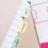 Notebook File Tabs Index Tab Flags Book Pages Markers Index Label Sticker Self-adhesive Paper Tabs