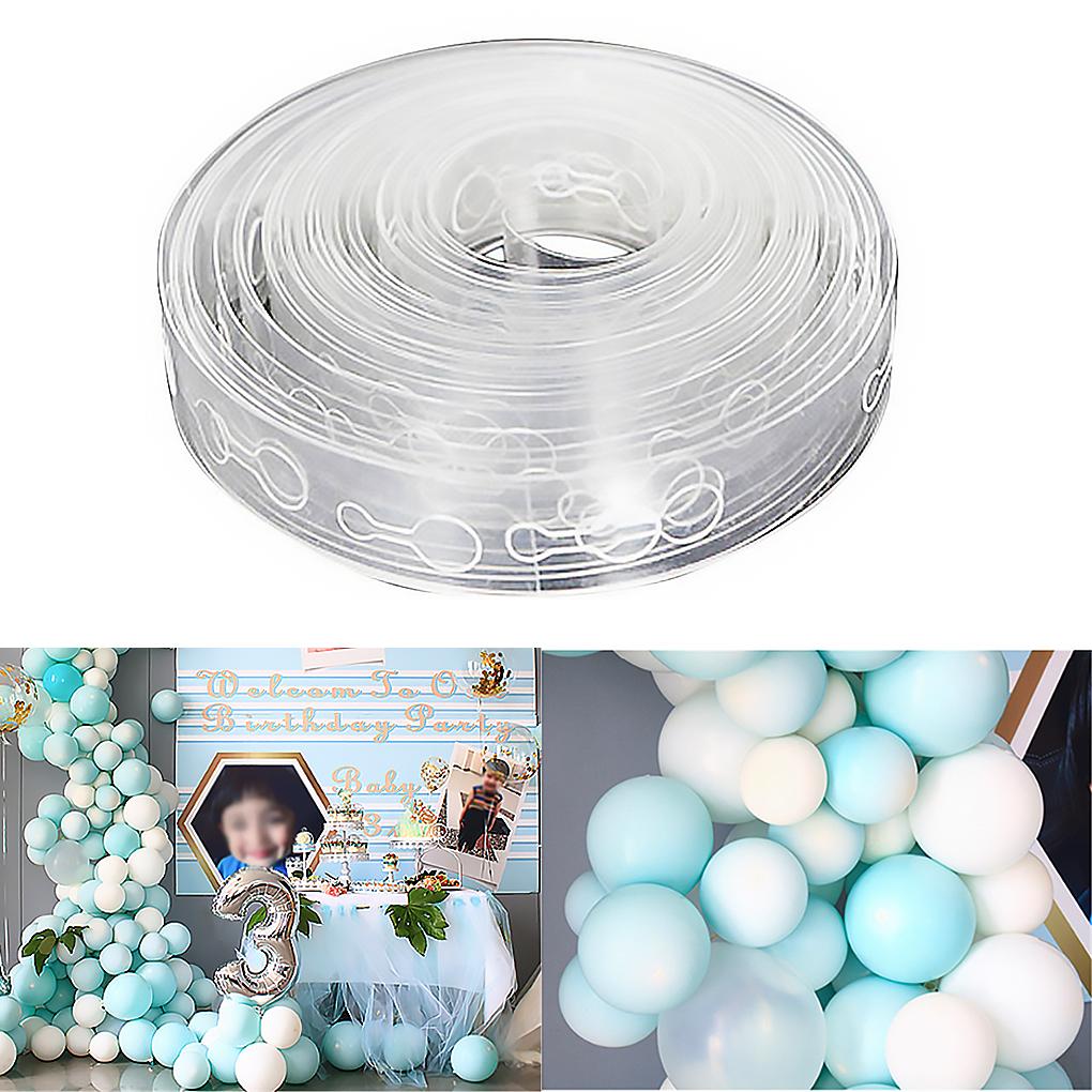 Balloon Strip Party Balloons Chain Holder Frame Christmas Festival Birthday Window Decorating Indoor Garden DIY Accessories