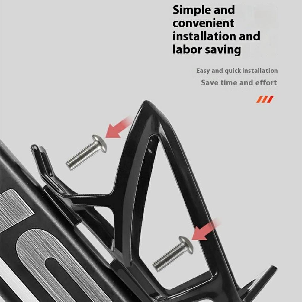 Integrated Bike Water Bottle Cage Mountain Road Bicycle Lightweight Bottle Holder with Screws