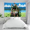 DDigimonS CARTOON Buntes Wandbehang-Gobelin Günstiger Hippie-Wandbehang Böhmische Wandteppiche Mandala-Wandbehang-Blätter
