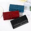 Women's Drawstring Design Long Wallet Clutch Purse Coin Card Holder
