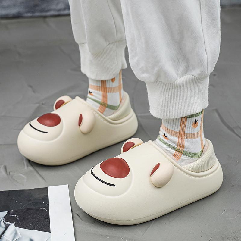 Детские модные тапочки из хлопка на толстой подошве больших размеров — фото 6