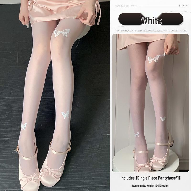 

Сексуальные чулки с прозрачным принтом бабочек - Соблазнительный стройнящий стиль для зрелых модных инфлюенсеров One Size