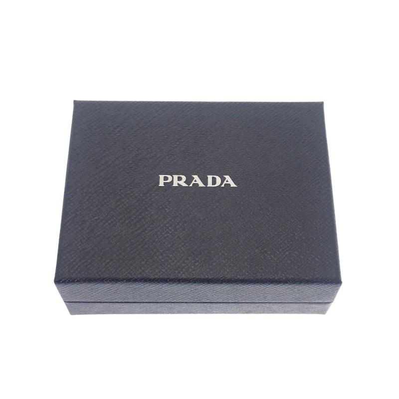 Prada 1MH043_2CNP_F0230 Dreifach gefaltete Geldbörse lila/Glycine Kalbsleder Damen