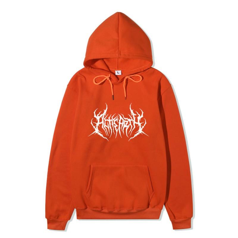 Unisex Gothic Hoodie Oversized Streetwear Hip Hop Harajuku Style Cotton Long Sleeve Sweatshirt Teens