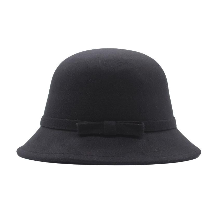Kid And Adult Wool Felt Bowler Hat With Sun Protection For Spring And Autumn