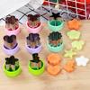 Vegetable Cutter Shapes Set (8 Pack) – 1.5" Stainless Steel Mini Cookie & Fruit Cutters for Kids, Bento Lunch, Sandwich, Fondant, Cheese, Baking &