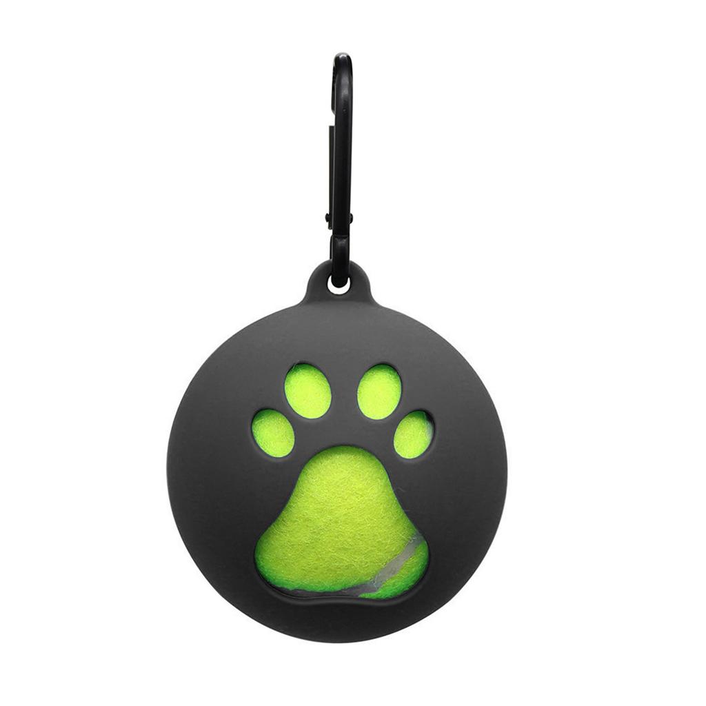 Standard Tennis Ball Holder with Carabiner Hands-Free Pet Ball Cover Holder for Training Walking Tennis Play Durable