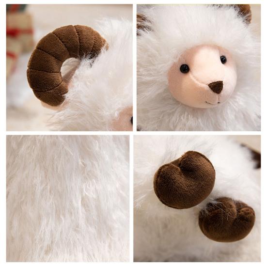 Small Sheep Stuffed Animal Doll Cute Soft Lamb Plush Toy Gift for Kids Boys Girls Birthday Party Home Decor