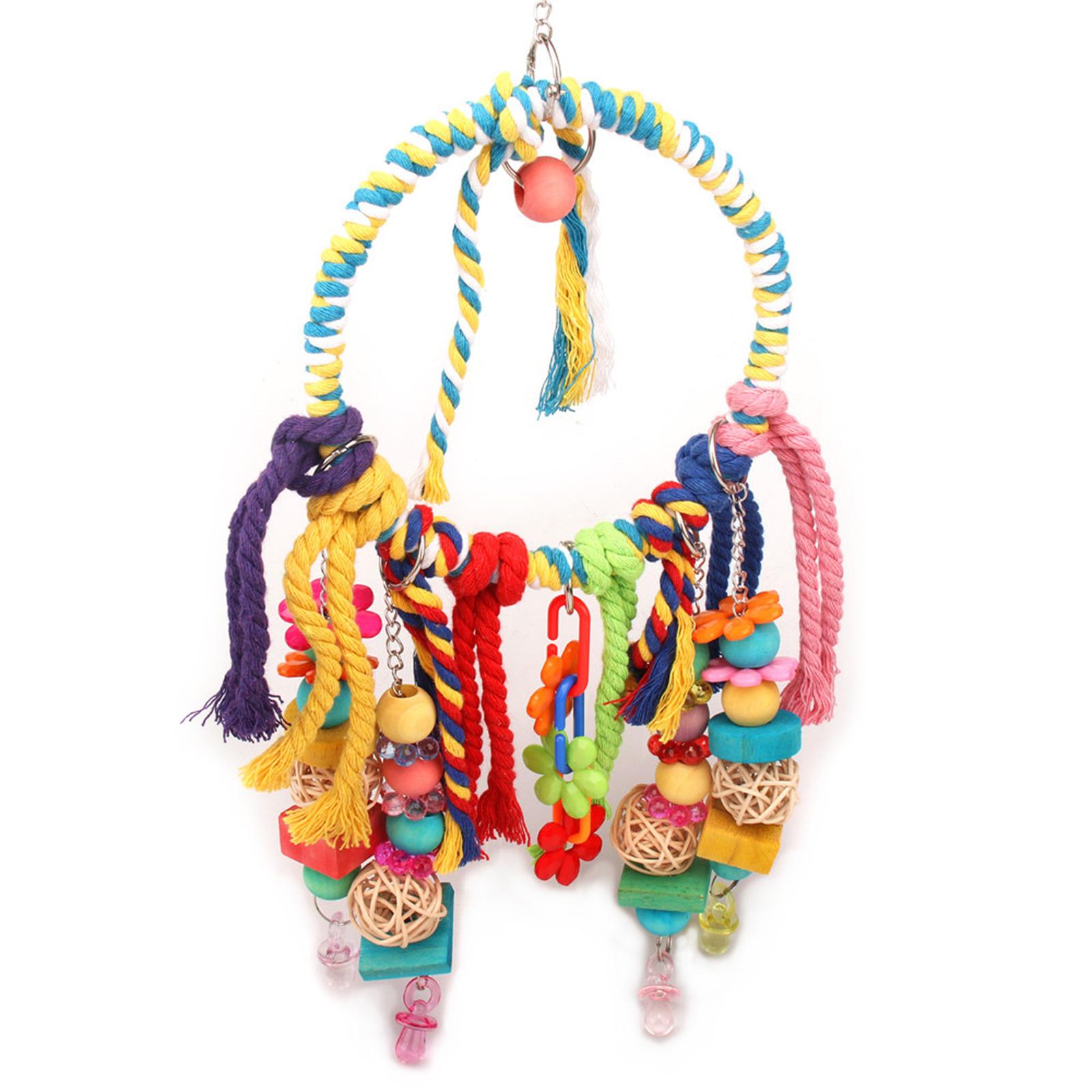 

Игрушка для клетки с птицами, качели на жердочке для попугая, подвесная игрушка для попугая, игрушка для кормления птиц, игрушка для укусов попугая, игрушка для качелей для птиц, игрушка для птиц