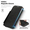 For iPhone 17 Pro Case Compatible with MagSafe RFID Blocking Card Holder Leather Phone Cover