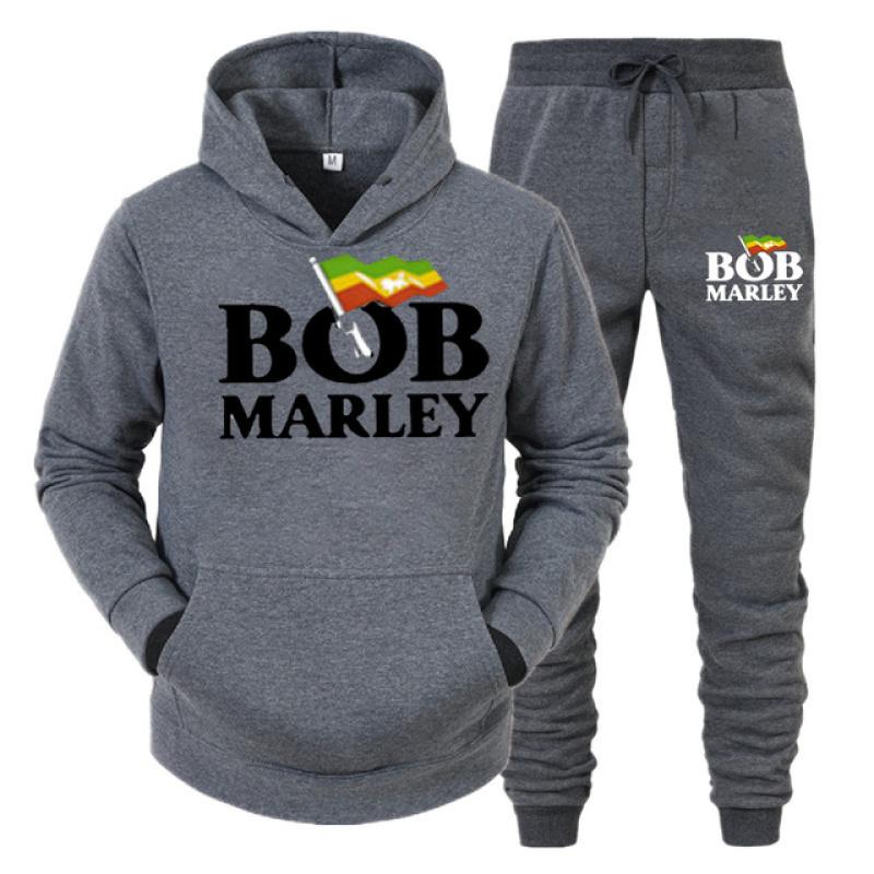 Printed Fashion Men Women Tracksuit Casual Hoodie And Pants 2pcs Sets Oversized Pullover Trend Sweatsuit Men Clothing