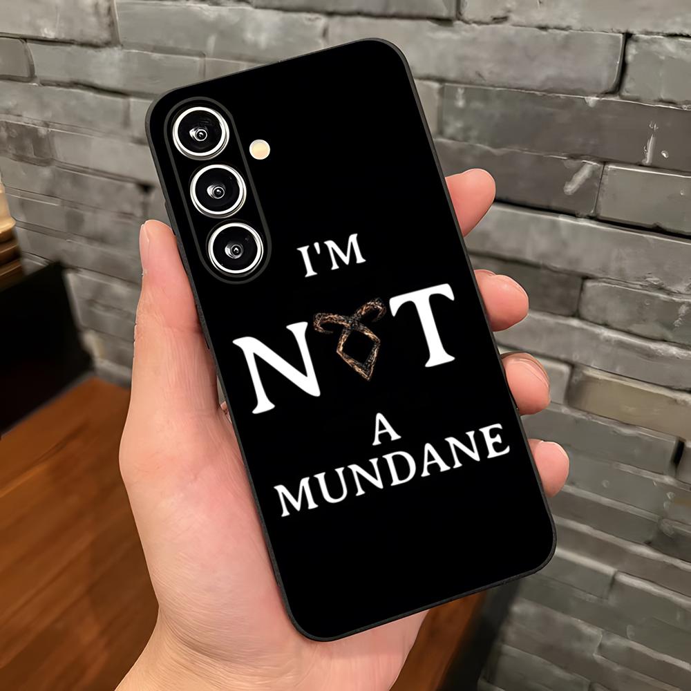 S-Shadowhunters Rune Phone Case For Samsung A25 A13 A33 5G A54 A36 A35 A56 A52 A14 Shockproof Soft Cover