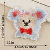 Cartoon Puppy Embroidery Stickers: Self-Adhesive Patches & Badges for Clothing