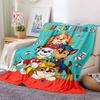 1Pc Pawsome Christmas Adventure Blanket Soft And Comfortable Casual Warm Camping Travel Christmas Halloween Gift M91768