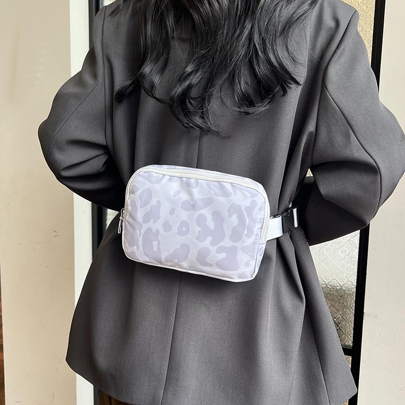 Solid Women Chest Bag Fashion Nylon Shoulder Crossbody Bags Ladies Female Waist Pack Half Moon Belt Bag Fanny Pack