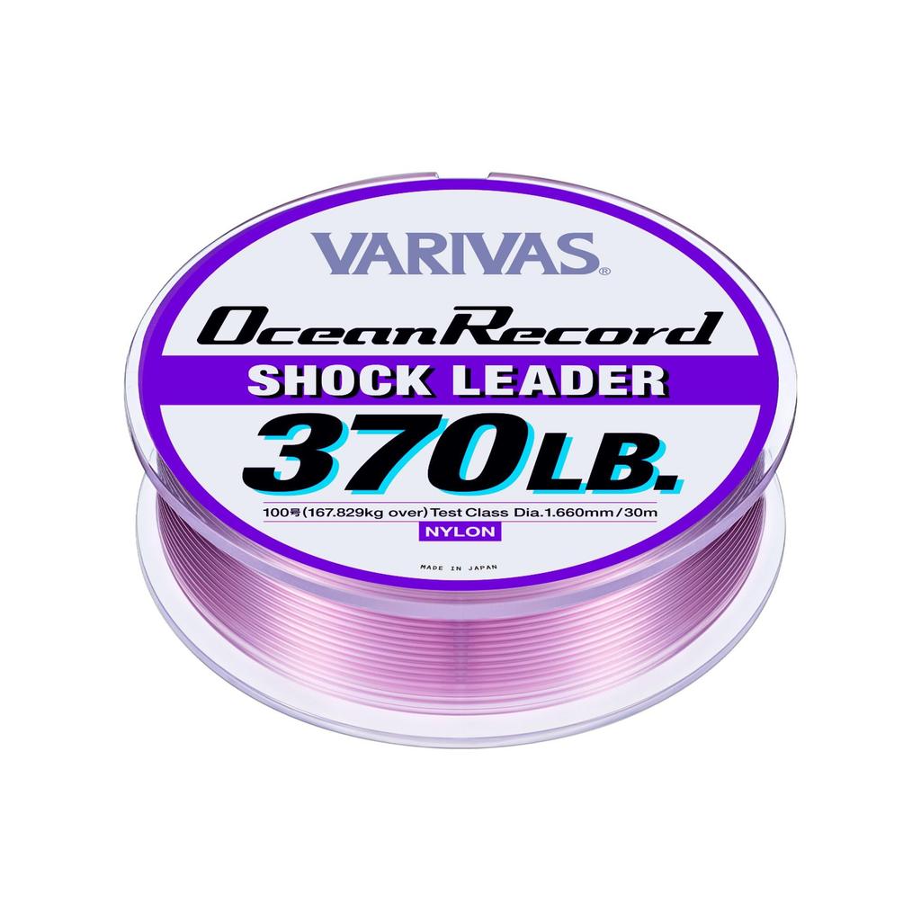 Varivas Shock Leader Ocean Record Nylon 30m 370lb Size 100 Misty Purple