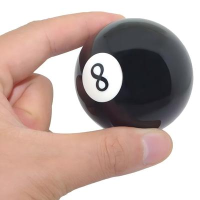 8 Eight Pool Billiard Ball Gear Shift Knob W/ Adapter Shifter Lever Acrylic Head Vehicle AT/MT Car Universal Shifter Lever Head