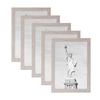Handcrafted Wooden Rotating Clip Photo Frame Set 5pcs 6x8 7x10 A3 A4 Wall Decor Living Room Bedroom Office