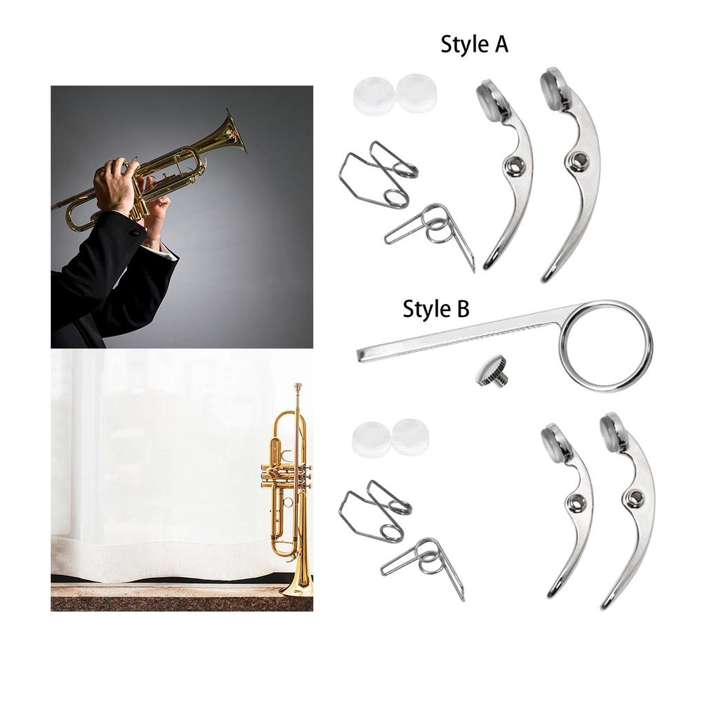 Trumpet Spit Valve Water Value Holders Accessory with Screws for Repairing Wind