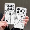 Airplane Route Case for Xiaomi Redmi Note 14 Pro Plus 9 10 A4 11 Note 13 12S 14C 12 11S 10S 13C Soft Phone Cover