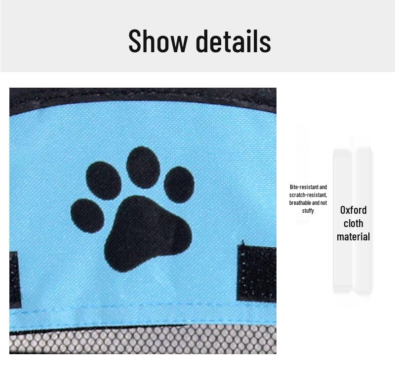 Extra Large Scratch-Resistant Whelping Box: Foldable Kitten & Puppy Tent Cage