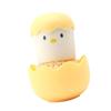 Eggshell Chicken Cleaning Brush Cartoon Kitchen Cleaning Scrubbers     Head with Detachable Handle for Bowls Pots