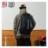 New Reebok Fabric Backpack Double Shoulder Backpack Regular Unisex Black/Navy Blue/Gray Green RB230001M