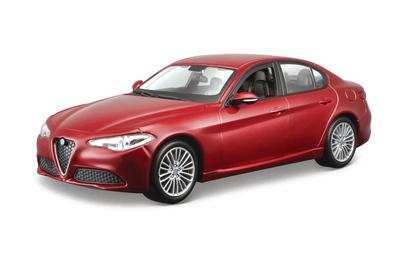 Bburago 1/24 Scale Alfa Romeo Giulia 2016 Red / Diecast Model Car Finished Product 18-21080 RD
